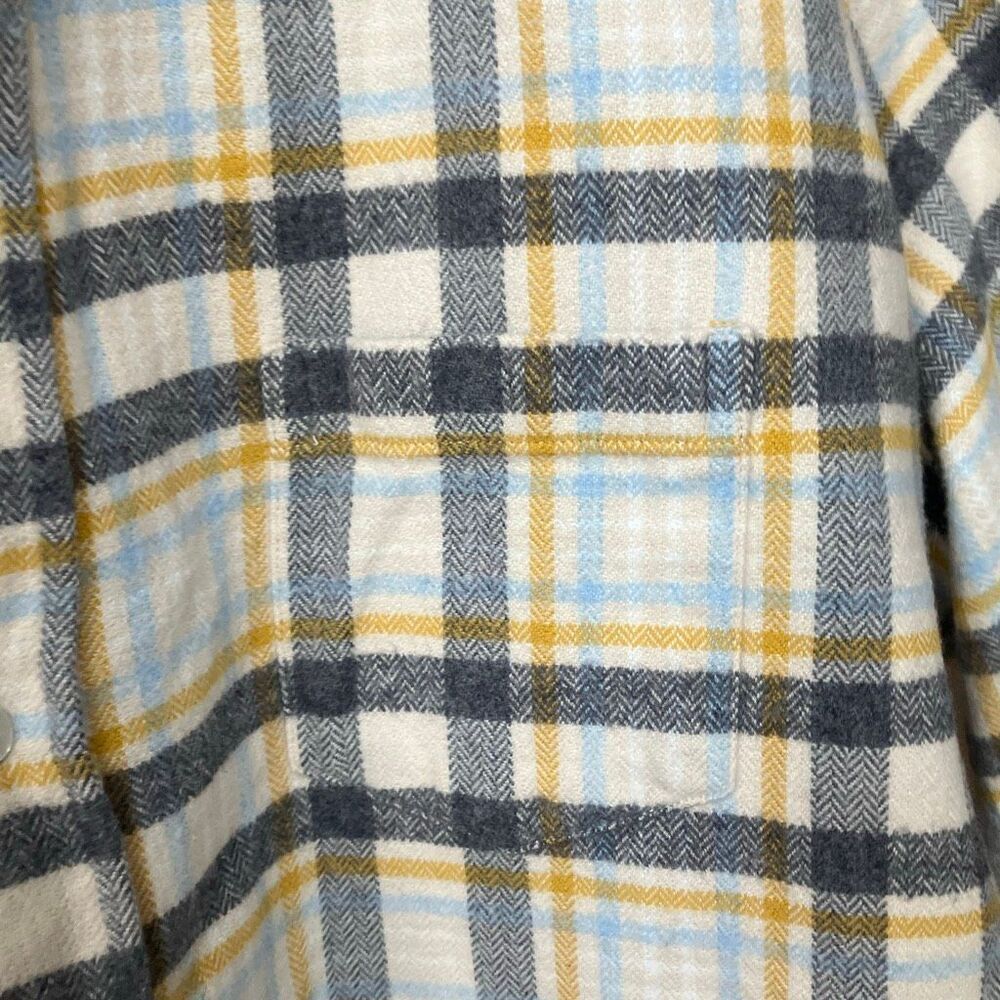 Frank & Eileen Plaid Pocket Flannel 100% Cotton Womens Small #780 - Picture 7 of 11
